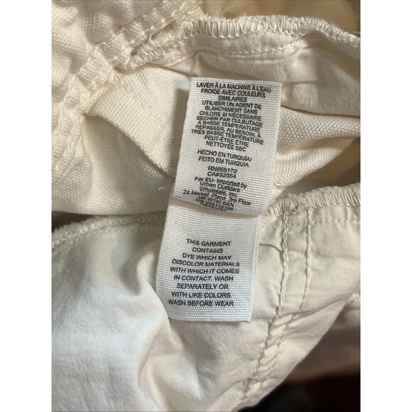 We The Free People Wide Flare Leg Jeans Womens Size 27 Cream Piper Mid Rise Crop - Picture 11 of 12